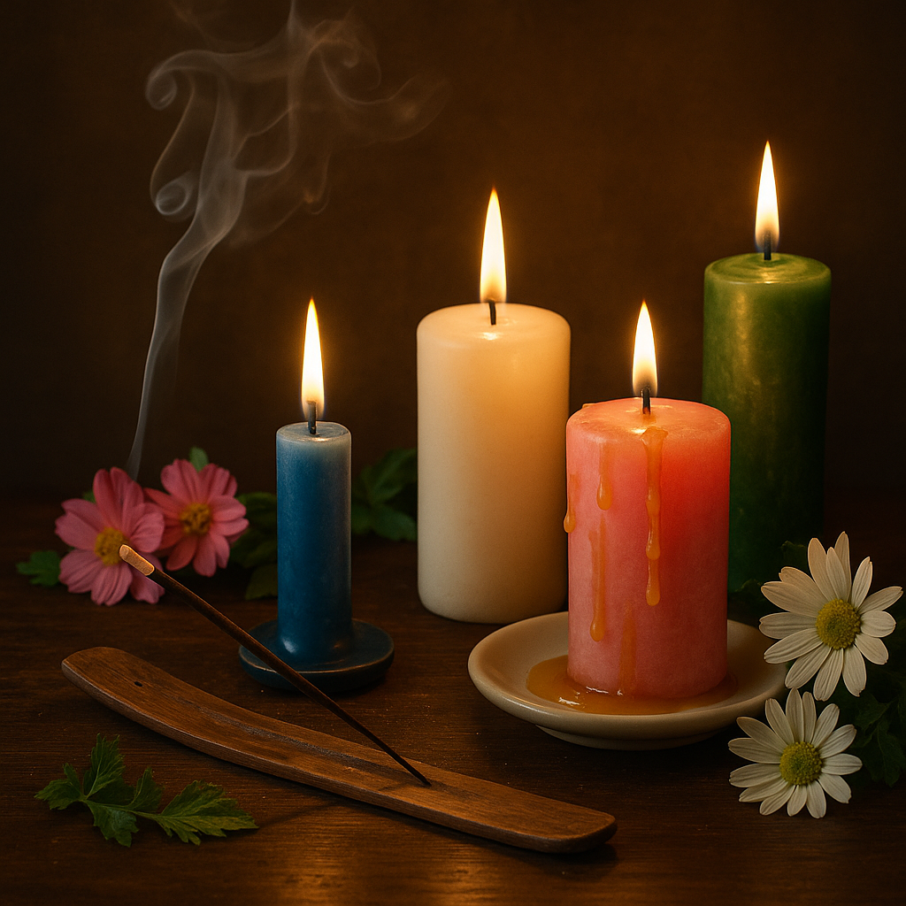 Velas & Elementos Ritualísticos